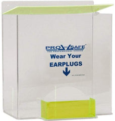 PRO-SAFE - Hinged Top & Bottom Tray Box/Tray Style Earplug Dispenser - Tabletop or Wall Mount - Apex Tool & Supply