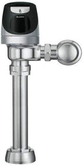 Sloan Valve Co. - 1-1/2" Spud Coupling, 1-1/2" Pipe, Closet Automatic Flush Valve - Single Flush, 1.6 Gal per Flush, Metal Cover, Powered by Solar Battery Backup - Apex Tool & Supply