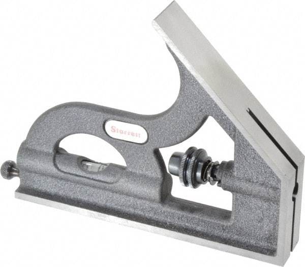 Starrett - 12, 18, 24 Inch Long Blade, Square Head - Black Wrinkle, Coated Cast Iron - Apex Tool & Supply