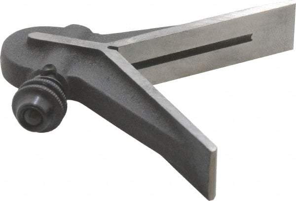 Starrett - 6 Inch Long Blade, Center Head - Black Wrinkle, Coated Cast Iron - Apex Tool & Supply
