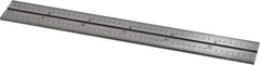 Starrett - 6 Inch Long Blade, 16R Graduation Combination Square Blade - Steel, 1/100, 1/64, 1/50 and 1/32 Inch Graduation - Apex Tool & Supply