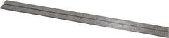 Starrett - 12 Inch Long Blade, 16R Graduation Combination Square Blade - Steel, 1/100, 1/64, 1/50 and 1/32 Inch Graduation - Apex Tool & Supply