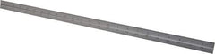 Starrett - 24 Inch Long Blade, 16R Graduation Combination Square Blade - Satin Chrome Finish, Steel, 1/100, 1/64, 1/50 and 1/32 Inch Graduation - Apex Tool & Supply
