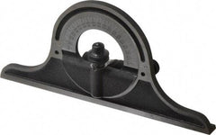Starrett - 12 to 24 Inch Long Blade, Combination Square Protractor Head - Black Wrinkle, Chrome on Turret Coated, Cast Iron - Apex Tool & Supply