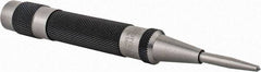 Starrett - 9/16" Automatic Center Punch - 5" OAL, Steel - Apex Tool & Supply