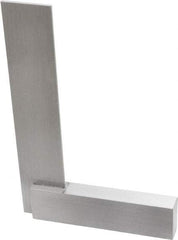 Starrett - 4-1/2" Blade Length, 3-1/2" Base Length Steel Square - 0.0025mm Accuracy - Apex Tool & Supply