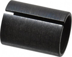 Starrett - 12.7mm Length, 8mm Inside Diameter and 9.5mm Outside Diameter, Drop Indicator Split Bushing - For Use with 80 Dial Indicators - Apex Tool & Supply