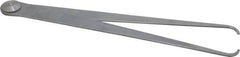 Starrett - 12 Inch Leg, Firm Joint, Steel, Polished, Inside Caliper - 16 Inch Max Measurement, 400mm Max Measurement, Flat Leg - Apex Tool & Supply