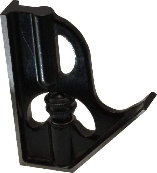 Starrett - 4 Inch Long Blade, Square Head - Smooth Black Enamel, Coated Forged and Hardened Steel - Apex Tool & Supply