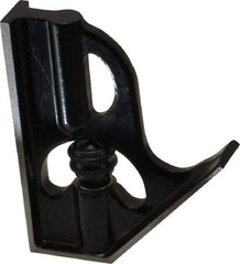 Starrett - 4 Inch Long Blade, Square Head - Smooth Black Enamel, Coated Forged and Hardened Steel - Apex Tool & Supply