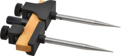 Starrett - 3 Inch Leg, Die Cast, Black Wrinkle Finish, Trammels - Includes (2) Heads, (2) Points, Pencil Socket - Apex Tool & Supply