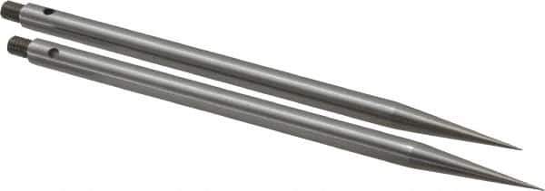 Starrett - 5 Inch Leg, Forged Steel, Trammel Points - For Use With Starrett 50B, Includes (2) Points - Apex Tool & Supply