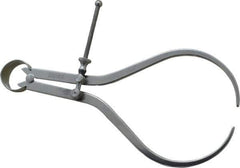Starrett - 8 Inch Leg, Spring Joint, Steel, Polished, Outside Caliper - 8 Inch Max Measurement, 200mm Max Measurement, Flat Leg - Apex Tool & Supply