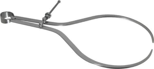 Starrett - 12 Inch Leg, Spring Joint, Steel, Polished, Outside Caliper - 12 Inch Max Measurement, 300mm Max Measurement, Flat Leg with Quick Nut Adjustment - Apex Tool & Supply