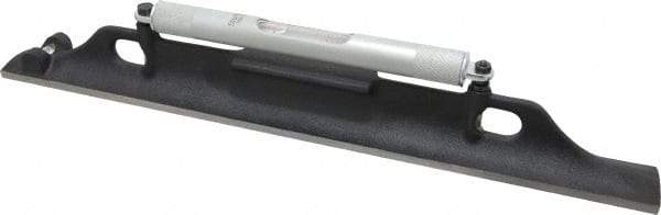 Starrett - 18" Long, 0.0050 & 0.0500" Graduation Sensitivity per 10", 2 Vials, Machinists' Level - Cast Iron - Apex Tool & Supply