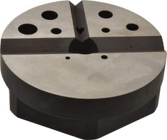 Starrett - 1 Piece Vise Bench Block - Alloy Steel, 1/8 - 7/8 Tapped Hole, 4-7/8" Wide, 1-1/2" High - Apex Tool & Supply