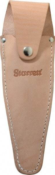 Starrett - 6" OAL, Leather Caliper Holster - 1 Piece, For Use with 6" (150 mm) 120/120M Series Dial Calipers - Apex Tool & Supply