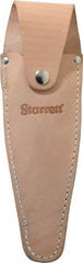 Starrett - 6" OAL, Leather Caliper Holster - 1 Piece, For Use with 6" (150 mm) 120/120M Series Dial Calipers - Apex Tool & Supply