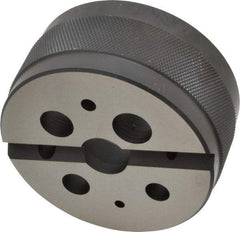 Starrett - 1 Piece Vise Bench Block - Steel, 1/8 - 5/8 Tapped Hole, 3" Wide, 1-1/2" High - Apex Tool & Supply