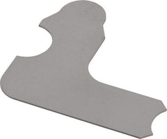 Starrett - 3/8 Inch Radius Gage - Satin Chrome Finish, Stainless Steel - Apex Tool & Supply