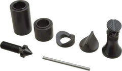 Starrett - 7 Piece, 2-1/4 to 3-3/8" High, 1,000 Lb Capacity Screw Jack Set - 2-1/4 to 3-3/8" Measuring Range, 6-3/8" Overall Height, 1-1/4" Base Diam - Apex Tool & Supply