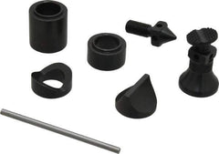 Starrett - 1-1/2 to 2-1/4" High Screw Jack Set - 1" Base Diam - Apex Tool & Supply