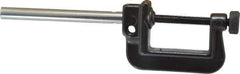 Starrett - 1-5/16 Inch Flat, 5/16 Inch Round Test Indicator Clamp - For Use with 650, 651, 196 and 196M Back Plunger and Universal Dial Indicators - Apex Tool & Supply