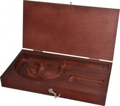 Starrett - Micrometer Case - 3" Max Measurement, Use with 226 & 226M Outside Micrometers - Apex Tool & Supply