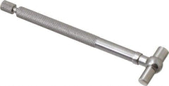 Starrett - 1/2 to 3/4 Inch, 2-3/8 Inch Overall Length, Telescoping Gage - 2-3/8 Inch Long Handle, Chrome Plated - Apex Tool & Supply