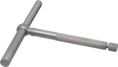 Starrett - 2-1/8 to 3-1/2 Inch, 2-3/8 Inch Overall Length, Telescoping Gage - 2-3/8 Inch Long Handle, Chrome Plated - Apex Tool & Supply