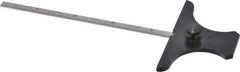 Starrett - Rule Depth Gages Minimum Measurement (Inch): 0 Maximum Measurement (Inch): 6 - Apex Tool & Supply