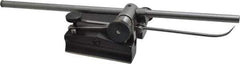 Starrett - 2 Spindle, 12 and 18 Inch Spindle Length, Surface Gage - 3-1/2 Inch Long x 3-3/16 Inch Wide Base, Hardened Steel - Apex Tool & Supply