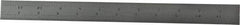 Starrett - 12" Long, 1/64, 1/32, 1/16, 1/8" Graduation, Flexible Steel Rule - 4R Graduation Style, 1" Wide, Silver, Satin Chrome Finish - Apex Tool & Supply