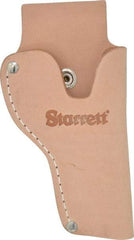 Starrett - Micrometer Holster - 1" Max Measurement, Use with Inch & Millimeter Micrometers - Apex Tool & Supply