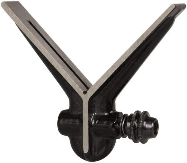 Starrett - 6 Inch Long Blade, Center Head - Smooth Black Enamel, Coated Forged and Hardened Steel - Apex Tool & Supply