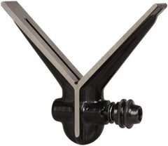 Starrett - 6 Inch Long Blade, Center Head - Smooth Black Enamel, Coated Forged and Hardened Steel - Apex Tool & Supply