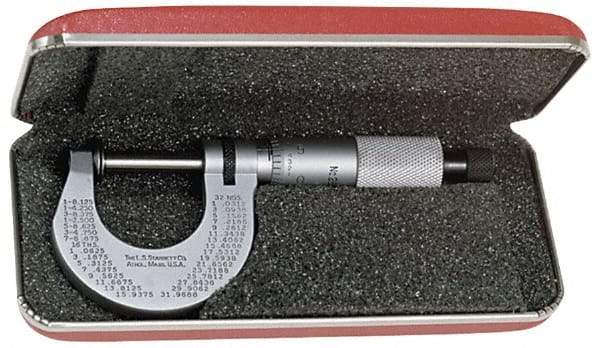Starrett - Micrometer Case - Use with S226 & S226M for 0 to 6" Outside Micrometer Sets - Apex Tool & Supply