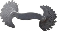 Starrett - 30 Leaf, 6 to 60 TPI Range, Steel Screw Pitch Gage - 60° Thread Angle - Apex Tool & Supply