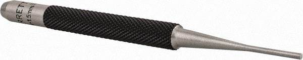 Starrett - 1/16" Pin Punch - 4" OAL, Steel - Apex Tool & Supply