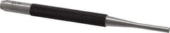 Starrett - 1/8" Pin Punch - 4" OAL, Steel - Apex Tool & Supply