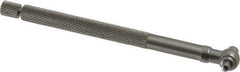 Starrett - 5/16 to 1/2 Inch, 4.2 Inch Overall Length, Telescoping Gage - 2-3/8 Inch Long Handle, Satin Chrome Finish - Apex Tool & Supply