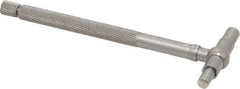 Starrett - 3/4 to 1-1/4 Inch, 3.8 Inch Overall Length, Telescoping Gage - 2-3/8 Inch Long Handle, Satin Chrome Finish - Apex Tool & Supply