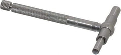 Starrett - 1-1/4 to 2-1/8 Inch, 3 Inch Overall Length, Telescoping Gage - 2-3/8 Inch Long Handle, Satin Chrome Finish - Apex Tool & Supply