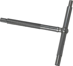 Starrett - 3-1/2 to 6 Inch, 3 Inch Overall Length, Telescoping Gage - 3-1/4 Inch Long Handle, Satin Chrome Finish - Apex Tool & Supply