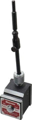 Starrett - 150 Lb Magnetic Force, Fine Adjustment Indicator Positioner & Holder with Base - Post & Rod, Rectangular Base, 1-15/16" Base Height, 1-5/8" Base Length, 1-7/8" Base Width - Apex Tool & Supply