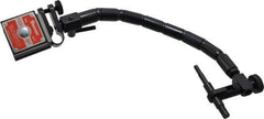 Starrett - 1-7/8" Long x 1" Wide x 1-15/16" High Magnetic Indicator Base with On/Off Switch - 3" Rod Length, Flexible Arm - Apex Tool & Supply