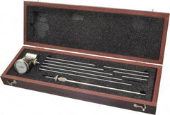 Starrett - 12 Piece, 2-3/8" to 18" Measuring Range, Crankshaft Distortion Dial Gage Kit - 0.001" Dial Graduation - Apex Tool & Supply