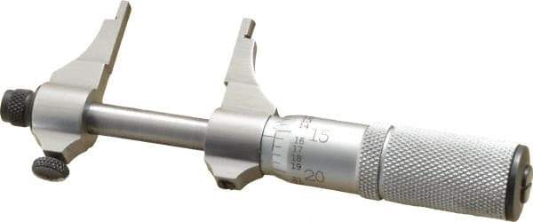 Starrett - 0.2 to 1.2", Mechanical Inside Micrometer - 0.001" Graduation, 0.0002" Accuracy, Friction Thimble - Apex Tool & Supply