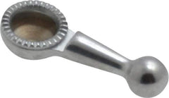 Starrett - 3mm Ball Diam, Steel, Ball Test Indicator Contact Point - 5/32" Contact Point Length, Use with Starrett 711 Series Last Word Dial Test Indicators - Apex Tool & Supply