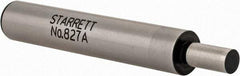 Starrett - 0.2" Head Diam, 3/8" Shank, Single End, Mechanical Edge Finder - Cylindrical Contact - Apex Tool & Supply